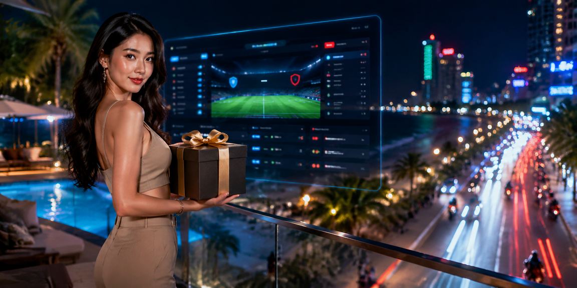 Không gian cá cược sôi động dưới ánh đèn neon tại Nha Trang về đêm